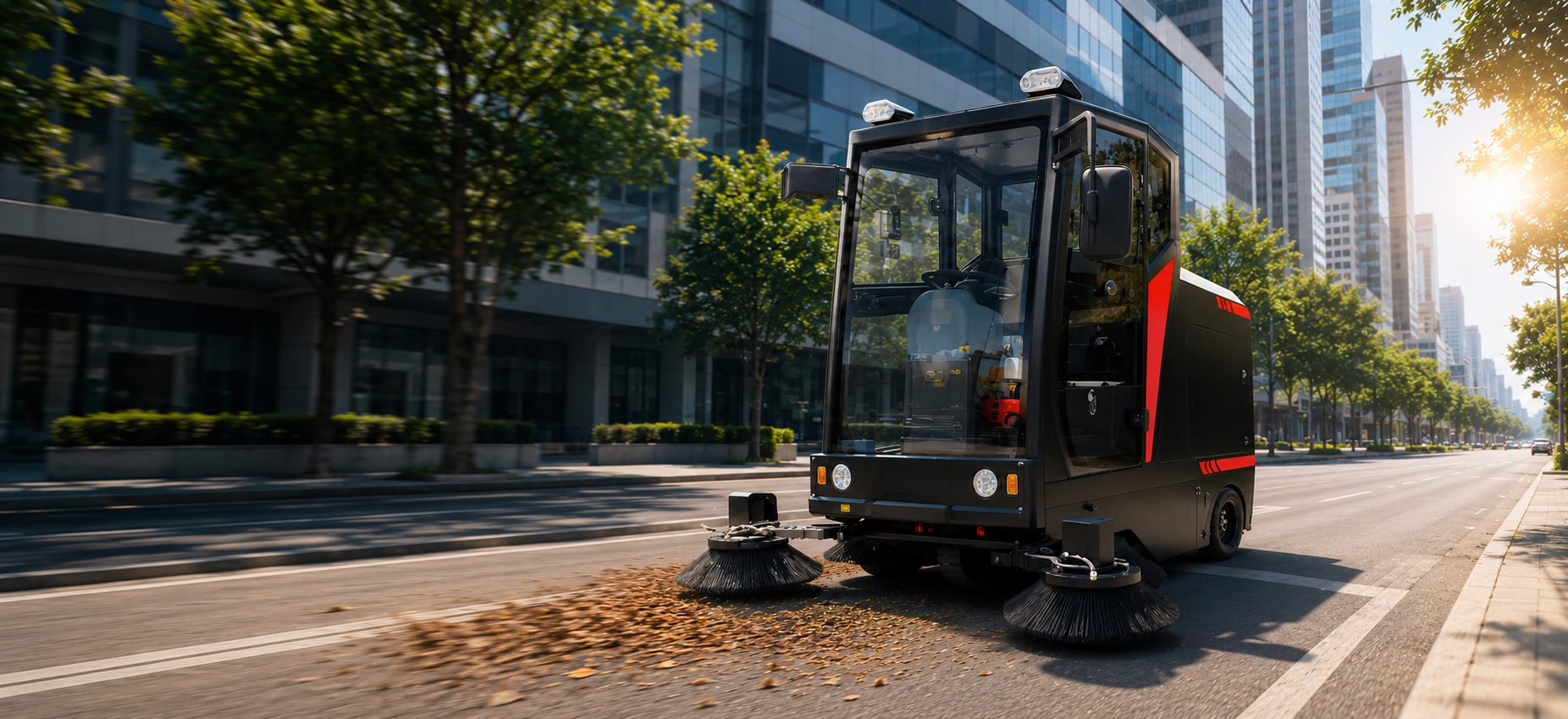 Подметально-уборочная машина YANGZI s10